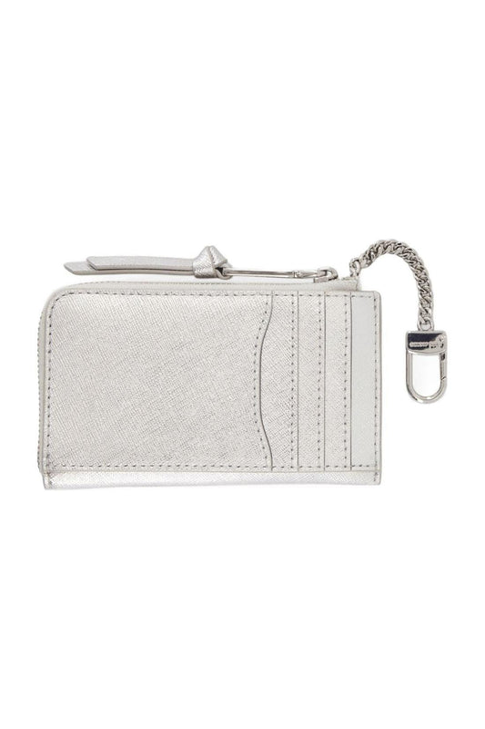 The Top Zip Brieftasche - Marc Jacobs - Leder - Silber