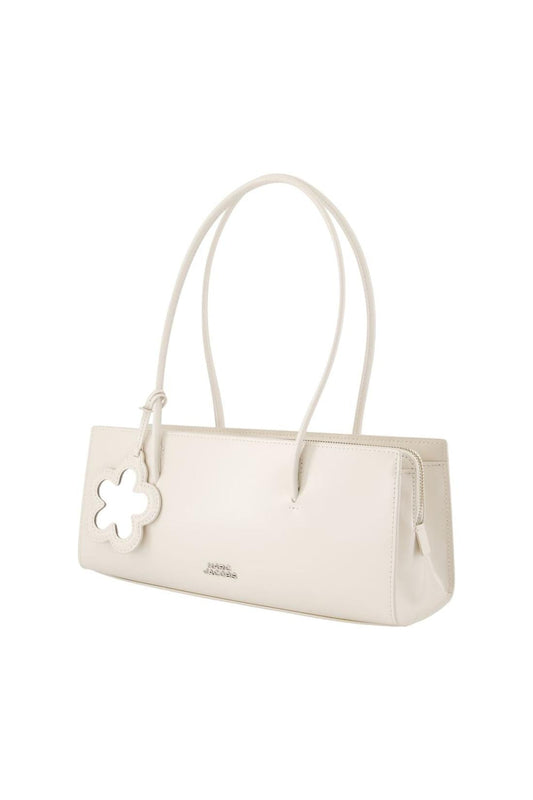 The Mirror Satchel Schultertasche - Marc Jacobs - Leder - Weiß