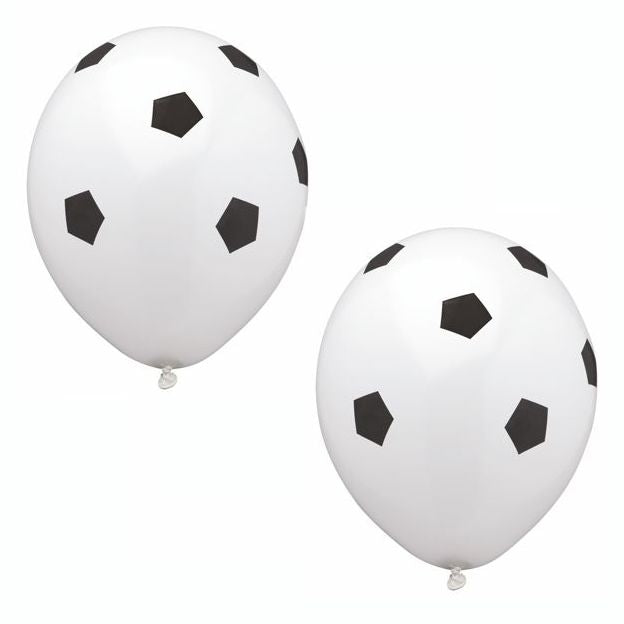 PAPSTAR Luftballons "Soccer", Ø 29 cm, ideal für Fußballpartys | Beutel (8 Stück)