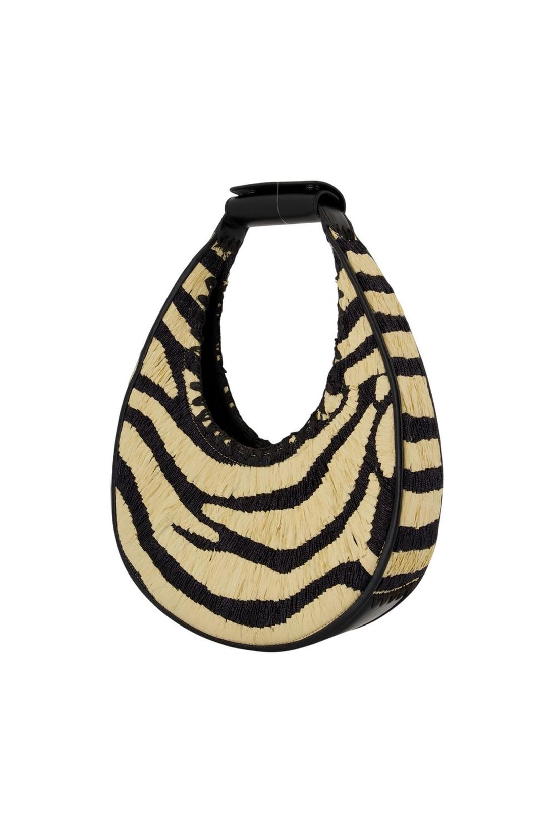 Moon Handtasche - Staud - Raphia - Multi