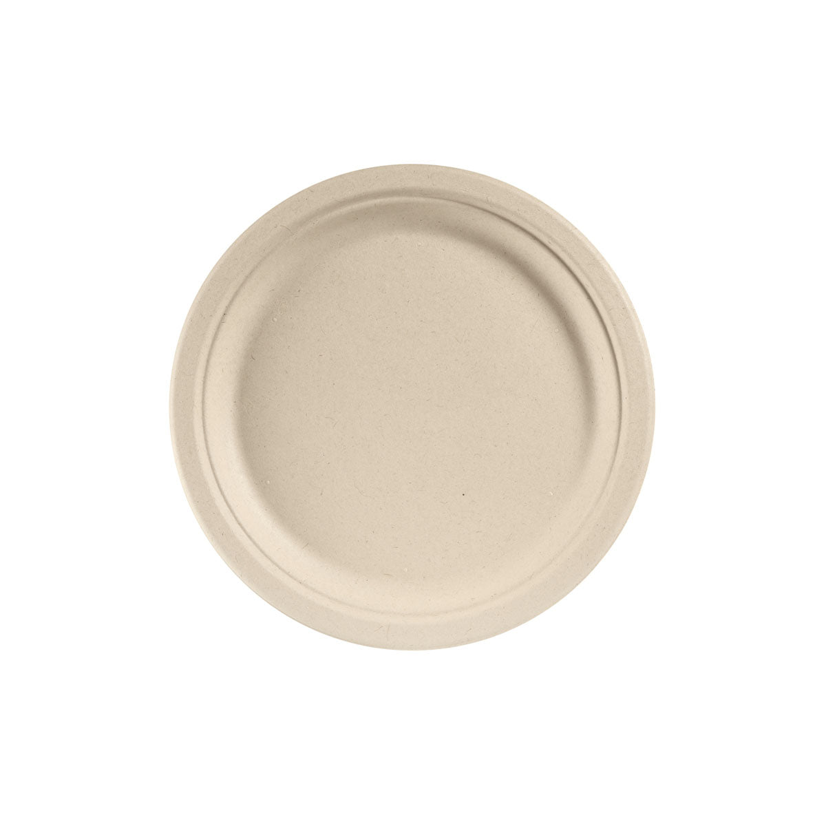 Teller ø 26 cm Braun - uncoated Braun Bagasse Ø260 | Packung (50 Stück)