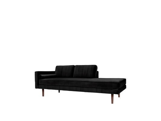 Récamiere Wind black linksseitig