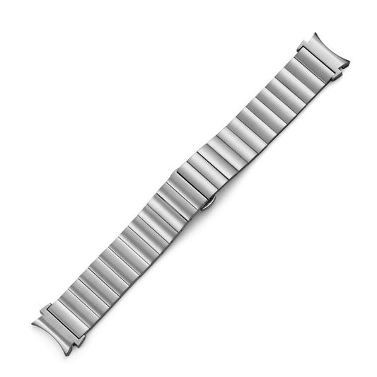 SYSTEM-S 20 mm metal strap for Samsung Galaxy Watch 4 Smartwatch in grey