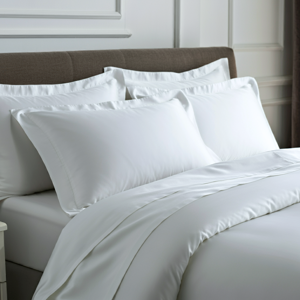 Heillandi bómullar-satín rúmföt