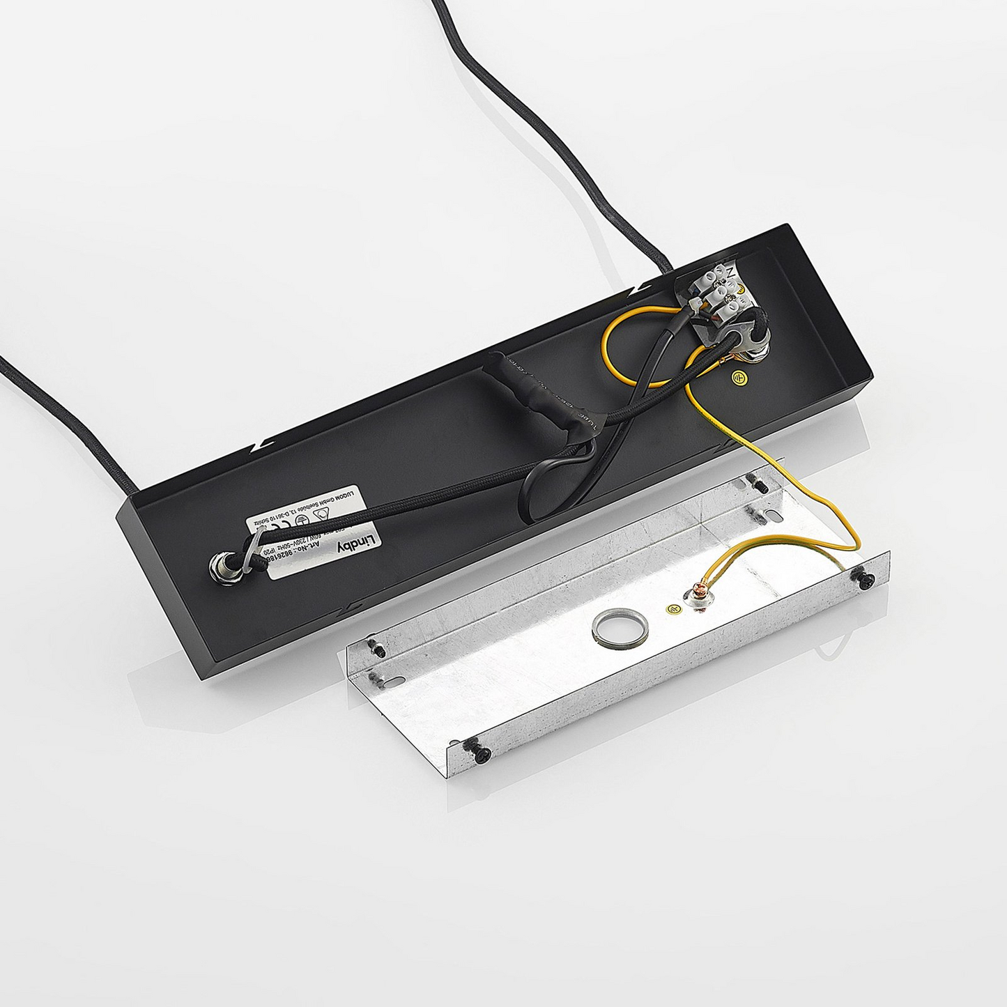 B-grade Lindby Eldarion pendant light, ceiling lamp, 4-light fixture, 414