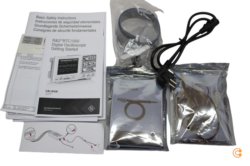 B-Ware Rohde & Schwarz Rtc1 K Com2 Digital Oszilloskop 300 M Hz 2 G Sa/S 2 Mpts 8 Bit