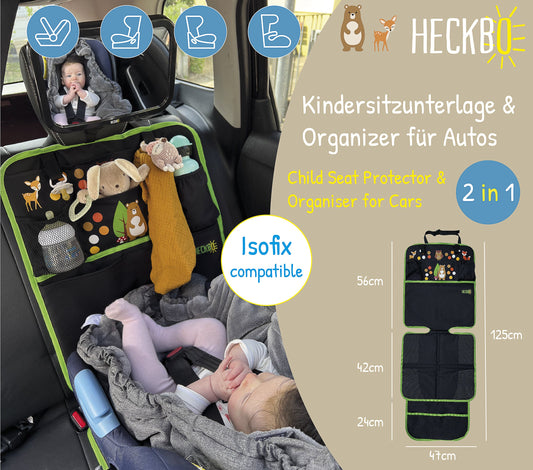 Children's car seat cover forest animals