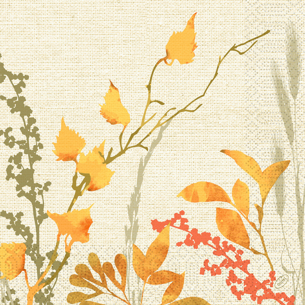 Servietten 40x40 3-lagig 1/4 Fall Beauty | Packung (250 Stück)