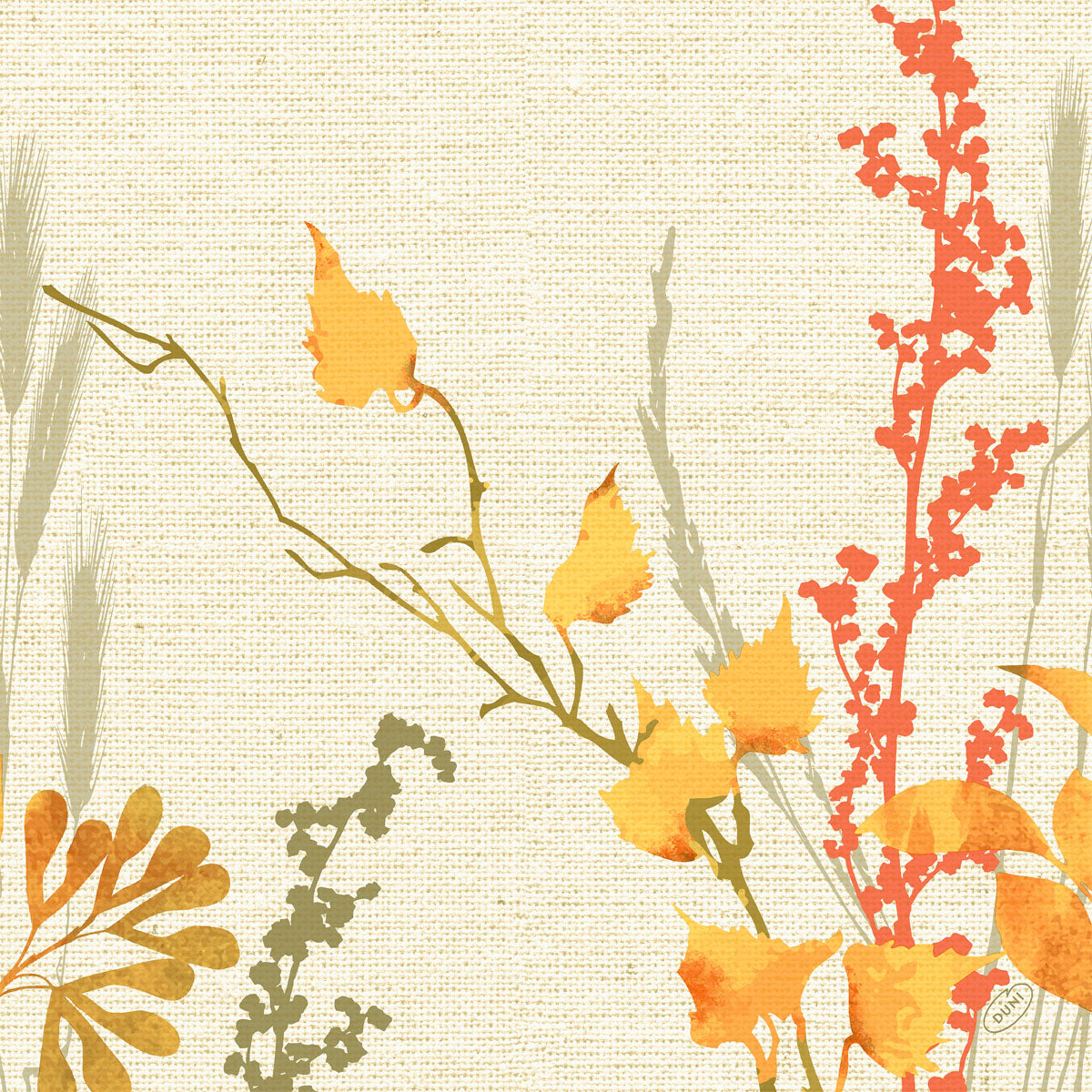 Servietten 40x40 4-lagig Klassik Fall Beauty | Packung (50 Stück)