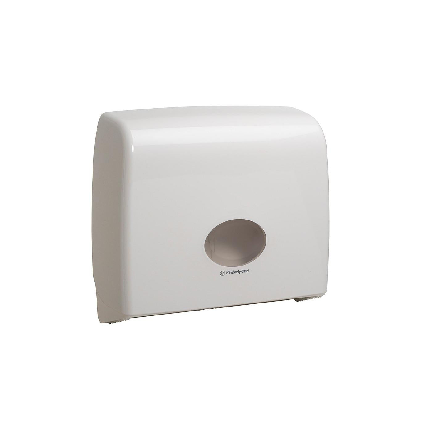 Aquarius™ Toilet Tissue Dispenser - Jumbo Non-Stop / White - 1 Dispenser | Carton (1 Dispenser)