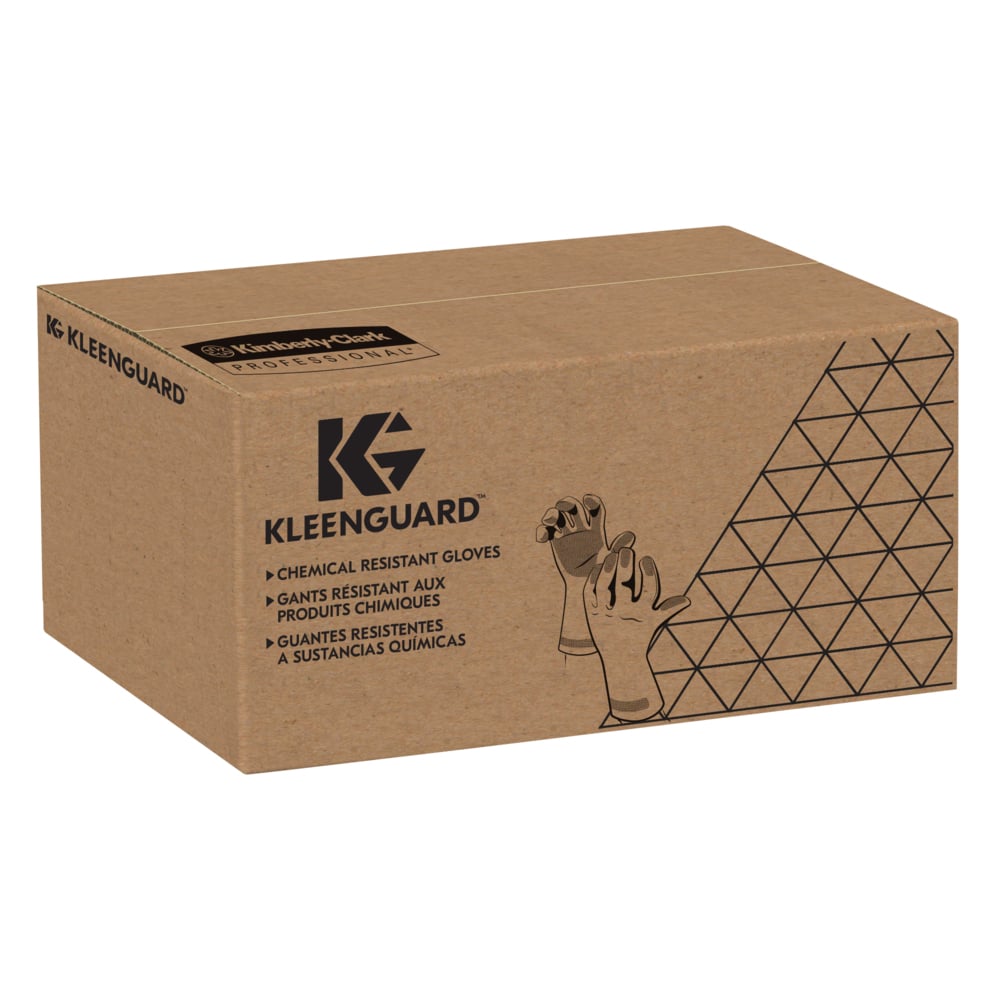 KleenGuard® G80 Neopren-Chemikalienschutzhandschuhe - 30 cm, handspezifische Paare / Gelb & Blau