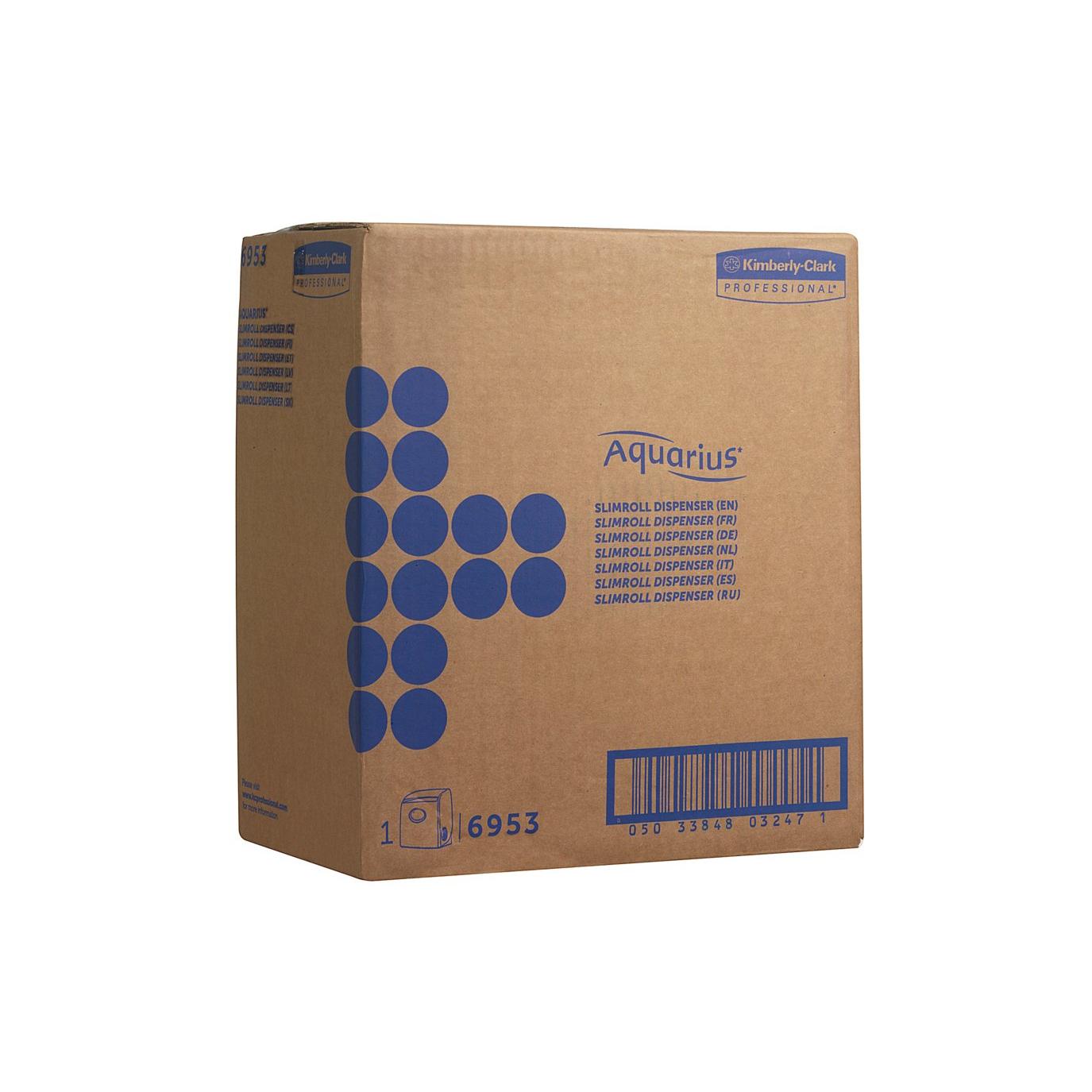 Aquarius™ Slimroll™ Roll Towel Dispenser - White - 1 Dispenser | Carton (1 Dispenser)