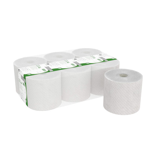 Hostess™ NATURA Rollenhandtücher - Rolle / Natur - 6 Rolls x 1 Sheet | Karton (6 Rollen)
