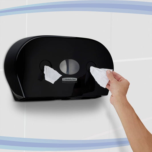 Kimberly-Clark Professional™ Toilet Tissue Spender - Zentralentnahme / Schwarz /Jumbo -