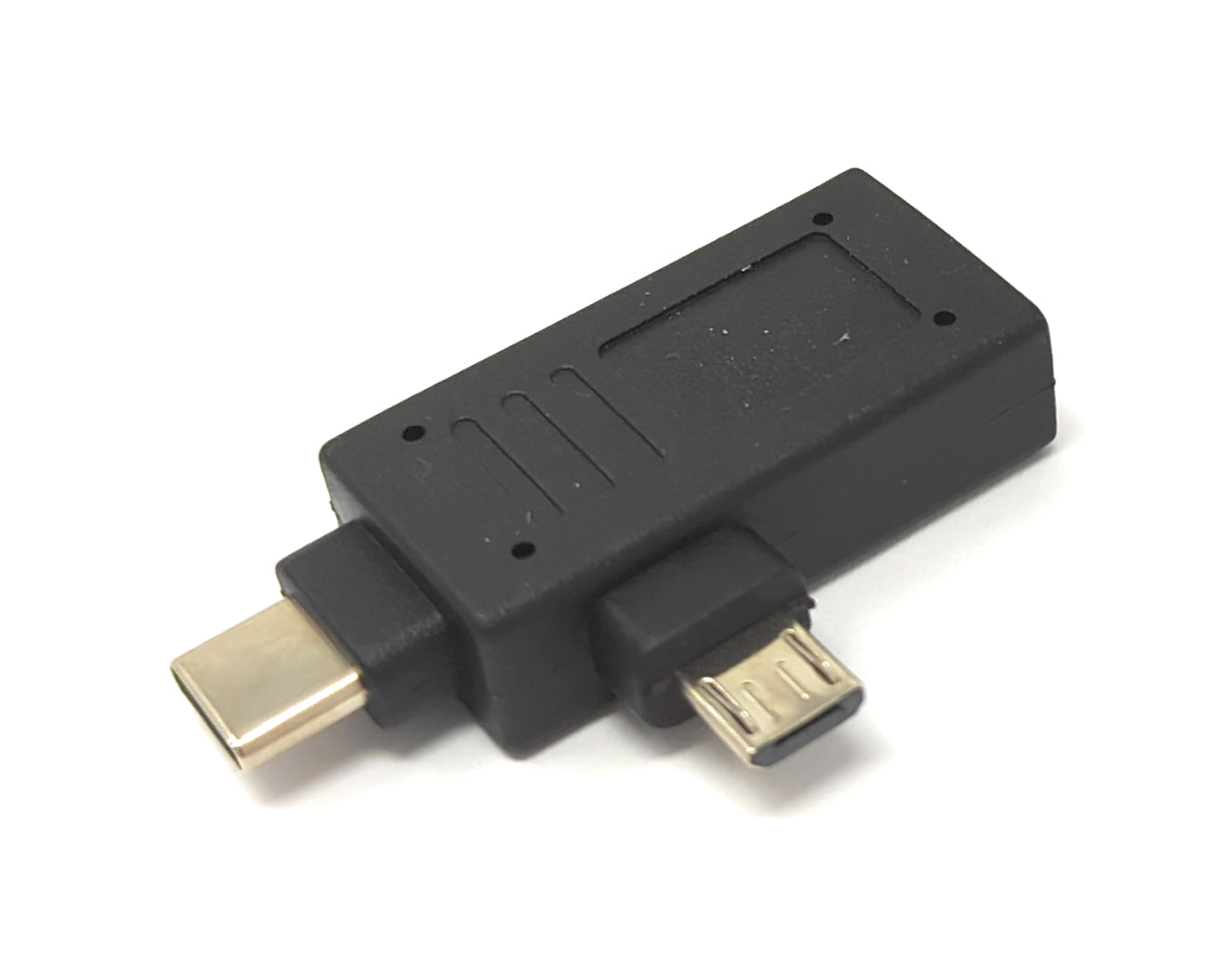 SYSTEM-S USB Y 3.1 Adapter Type C Male & 2.0 Micro B Male to 3.0 A Female Cable