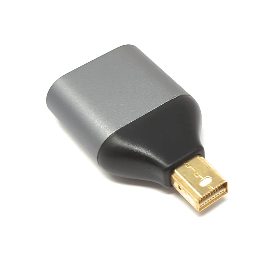 SYSTEM-S USB Adapter 3.1 Type C Female to Mini DisplayPort Male Unidirectional DP 4K Cable in Gray