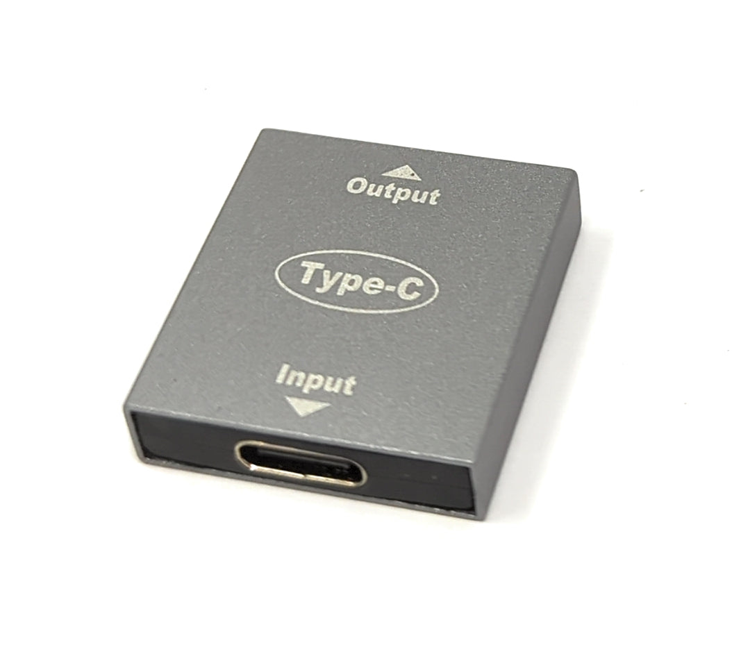 SYSTEM-S USB 3.1 Y millistykki af gerðinni C kvenkyns í 2x kvenkyns snúru í gráu