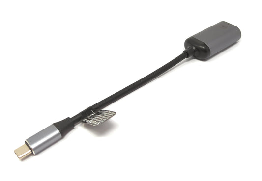 SYSTEM-S LAN snúra 19 cm RJ45 tengi í USB 3.1 Type C tengi millistykki í gráu
