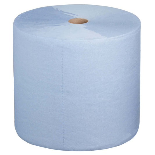 WypAll® L30 Papierwischtuch für Instandhaltungsarbeiten - Großrolle - Extra breit & lang / Blau - 1 Roll x 1000 Sheets | Karton (1 Rolle)