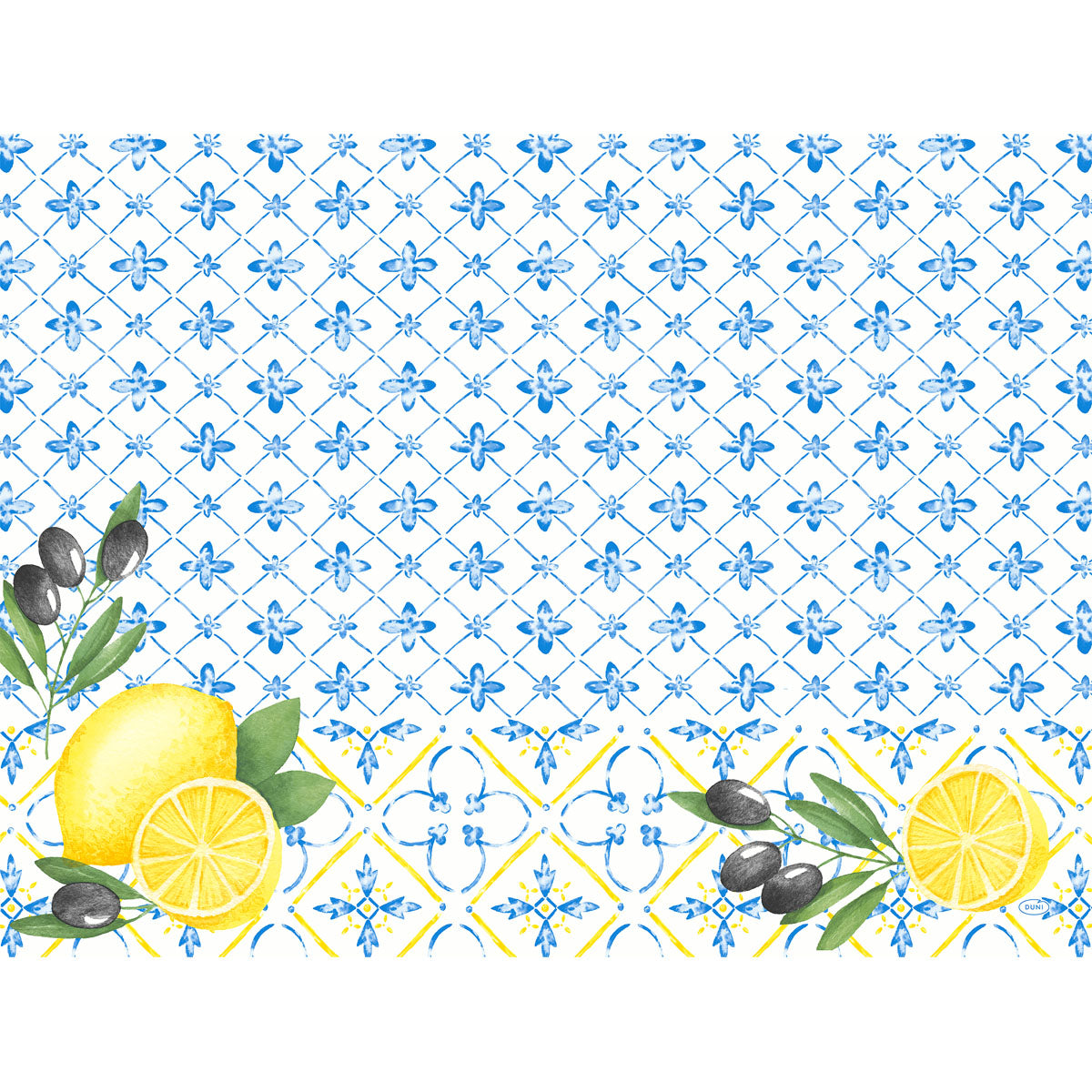 Papier-Tischsets 30x40 cm im mediterranen Design | Packung (250 Stück)