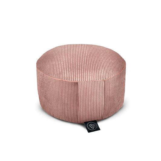 Hönnuð jóga púði - Blush Cord