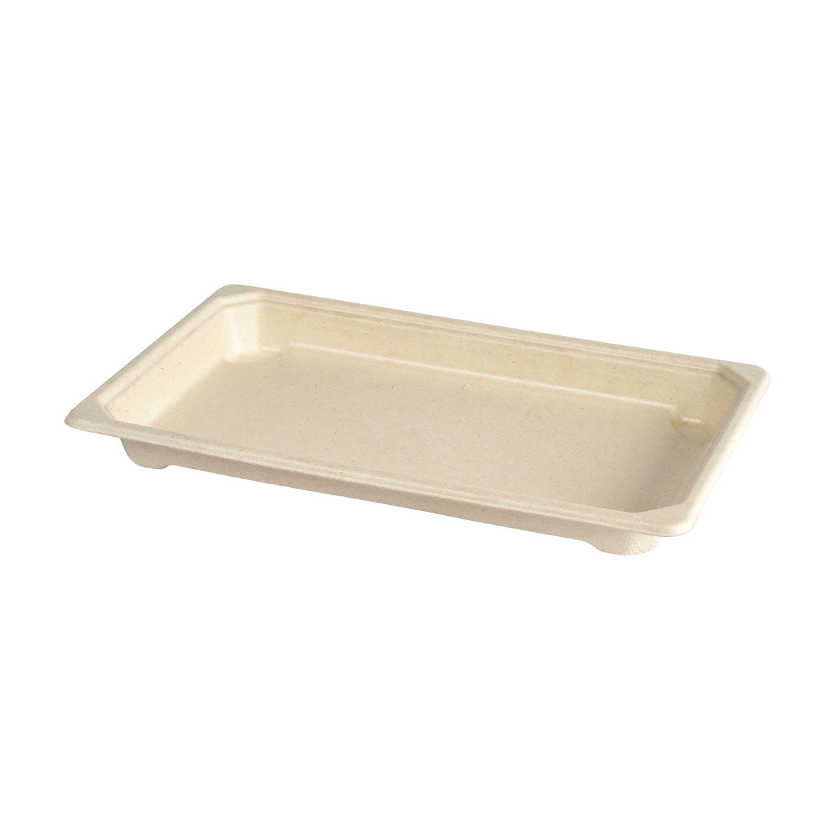 Sushi & Deli Tray Medium - coated Braun Bagasse PLA-coated 215x135x22 | Packung (110 Stück)