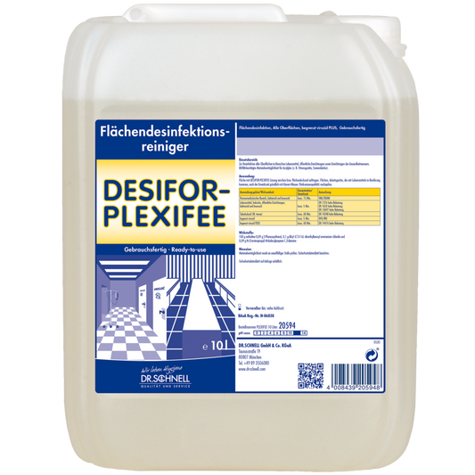 Dr. Schnell Desifor PlexiFee Flächendesinfektionsmittel, begrenzt viruzid PLUS