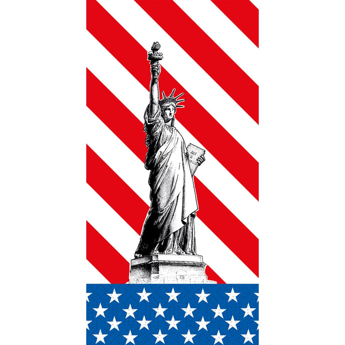 Zellstoff Servietten 40x40 cm 2-lagig 1/8-Falz USA | Packung (300 Servietten)