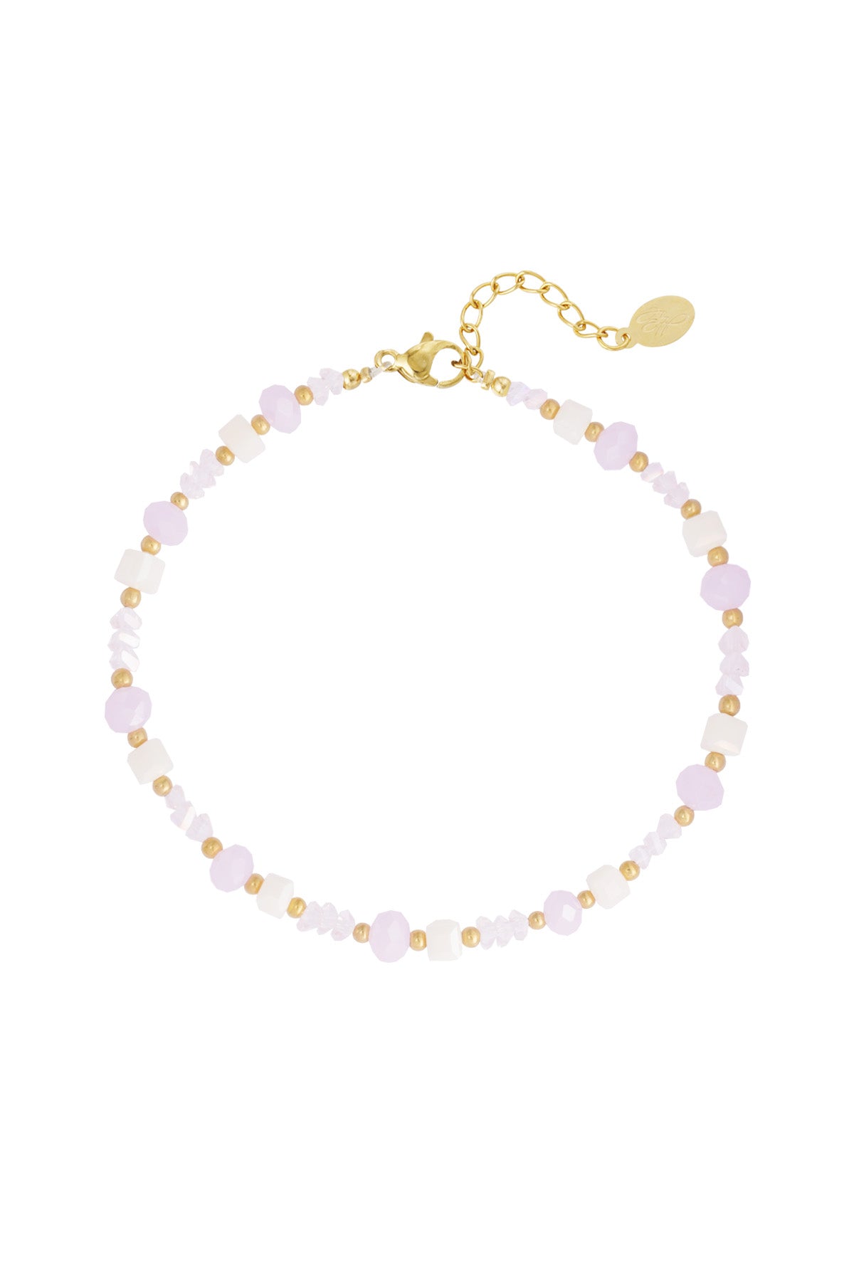 Fußkettchen mit Strand-Flair - Grün/Goldfarbe
