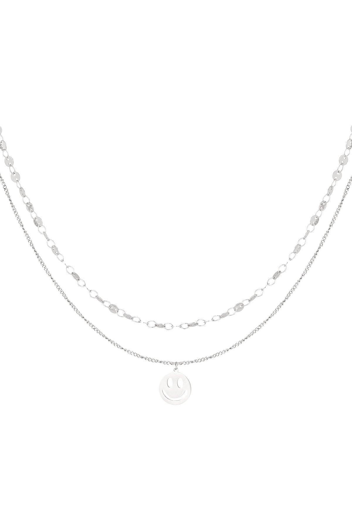 Halskette Smiley Tag