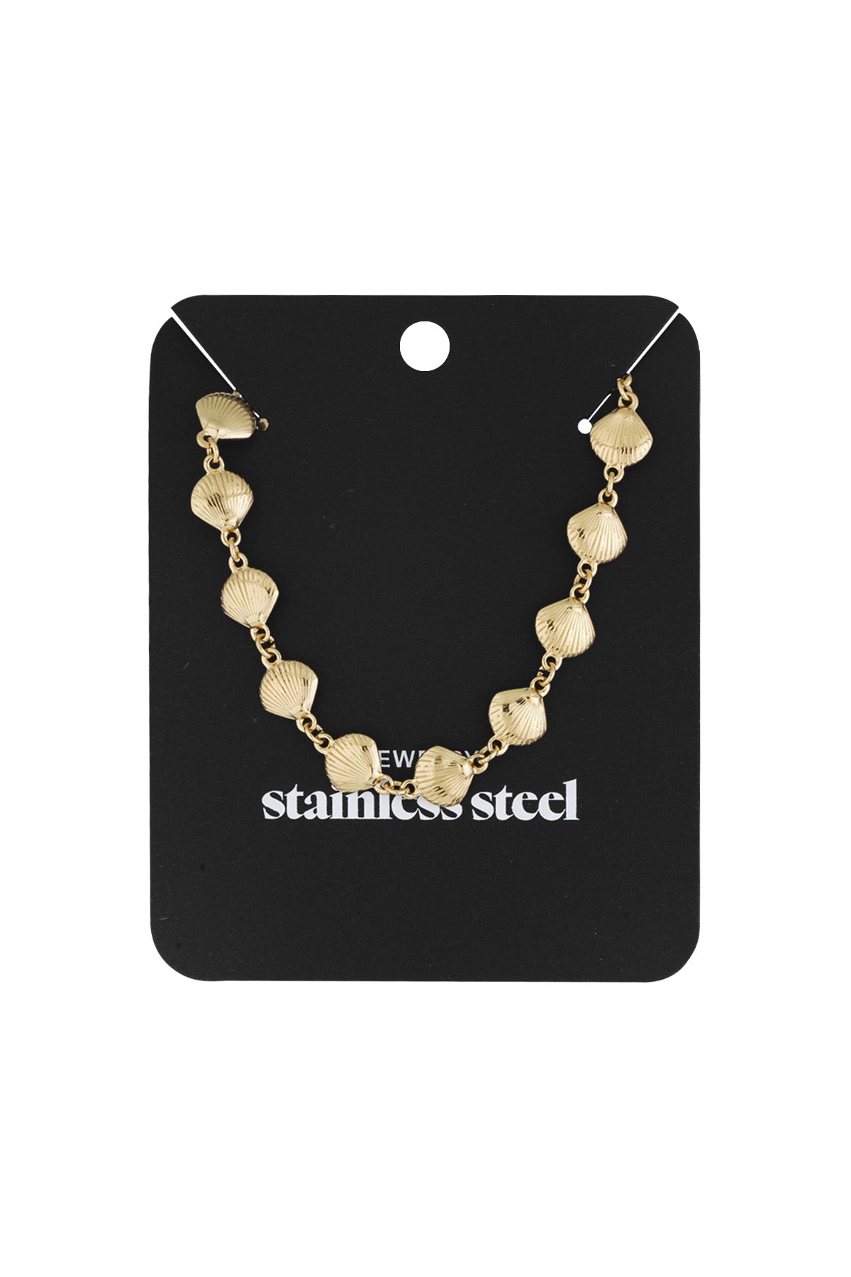 Halskette Muscheltrio - Goldfarben