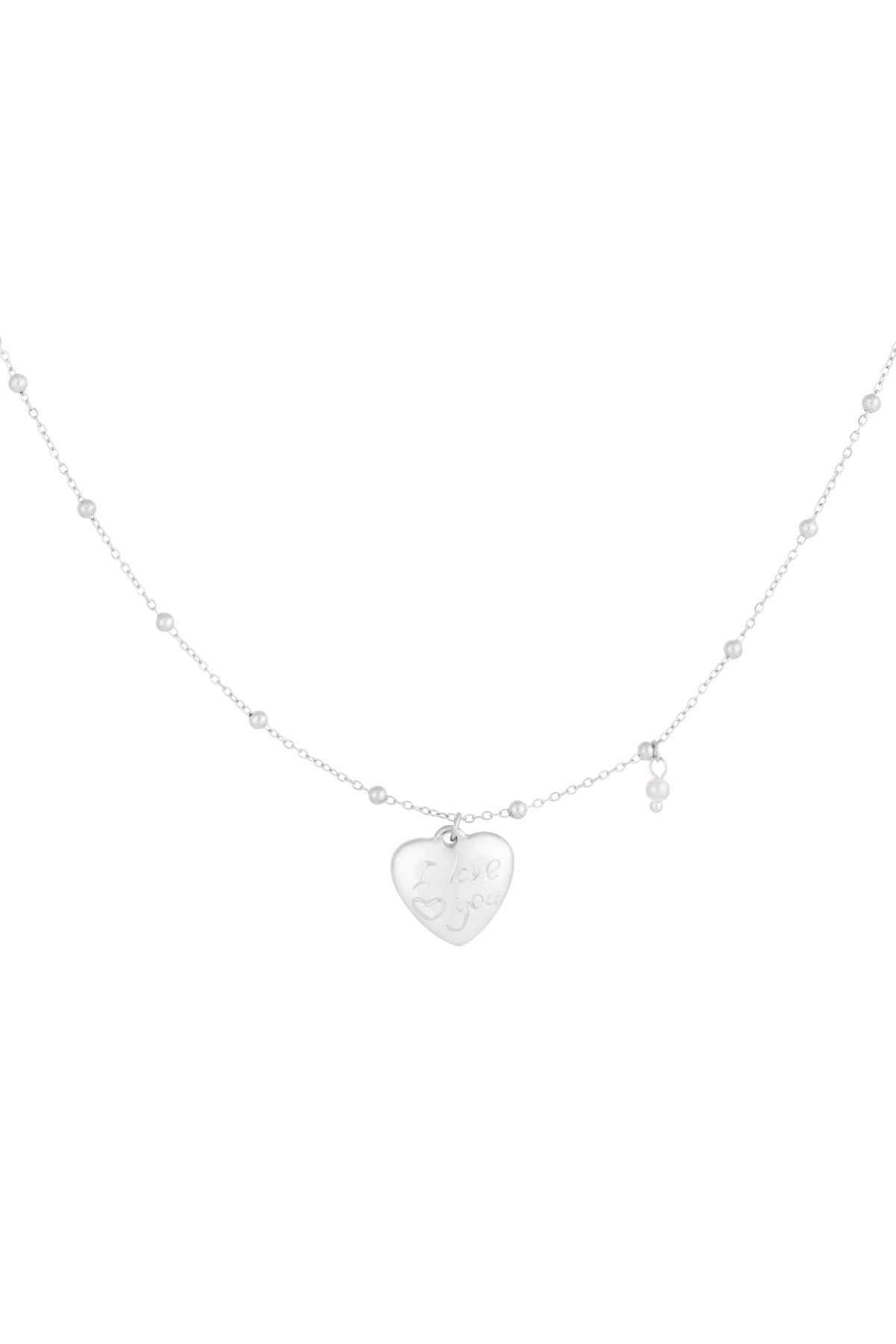 Ich liebe dich Halskette - Goldfarben