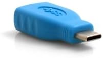 SYSTEM-S USB 3.1 Type C karlkyns í USB A 3.0 kvenkyns snúru millistykki