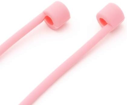 System-S 10x Silicone Holder for AirPods Headphones in Pink