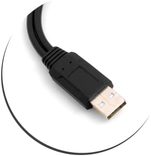 SYSTEM-S Y-snúra USB snúra 2.0 Tegund A skiptingartæki í 2x Micro USB 39 cm gagnasnúru hleðslusnúra