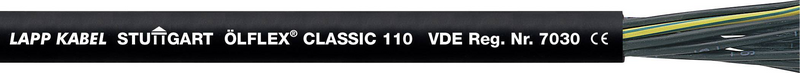B-grade Lapp Ölflex Classic 110 Bk control cable, control cable