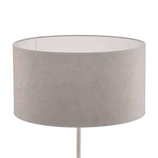 Euluna gólflampi í B-flokki, pastel rúlluhönnun, skjár úr efni