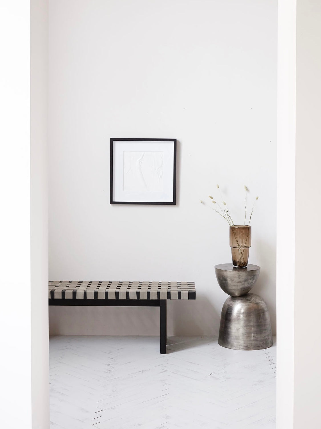 Beistelltisch Heena antik silber