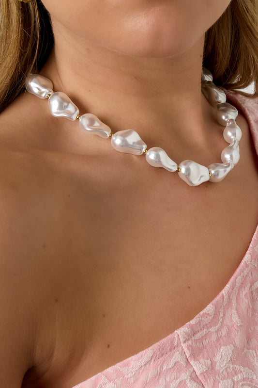 Imitation Perle Perlen Halsketten Perlen Casual Urlaub/Strand Einfache Serie frauen schmuck