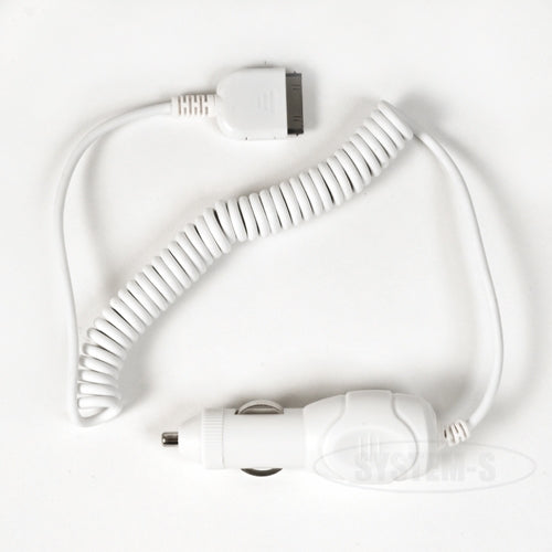 System-S bílhleðslusnúra fyrir hleðslutæki fyrir Apple iPhone iPod Touch Classic