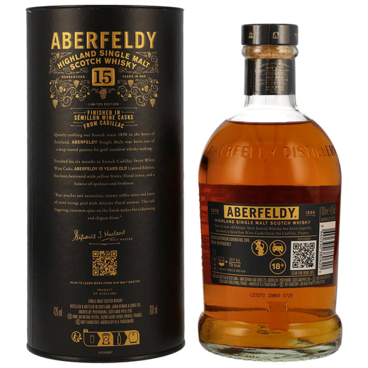 Aberfeldy Cadillac rauðvínsfat 15