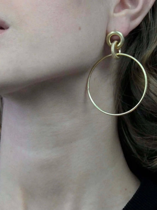 Ohrhänger Tula Statement Hoop, in 2 Farben