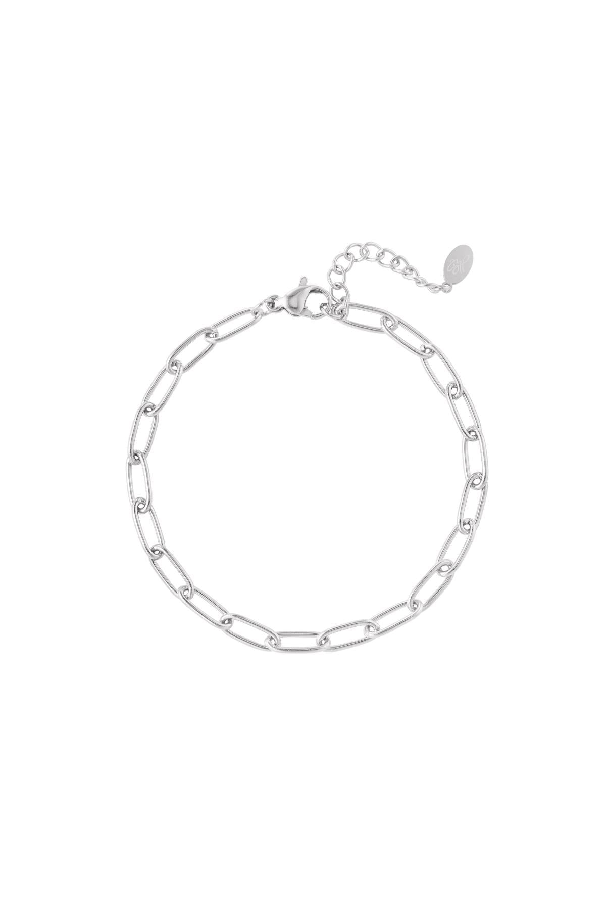 Gliederarmband Basic Goldfarbe Edelstahl