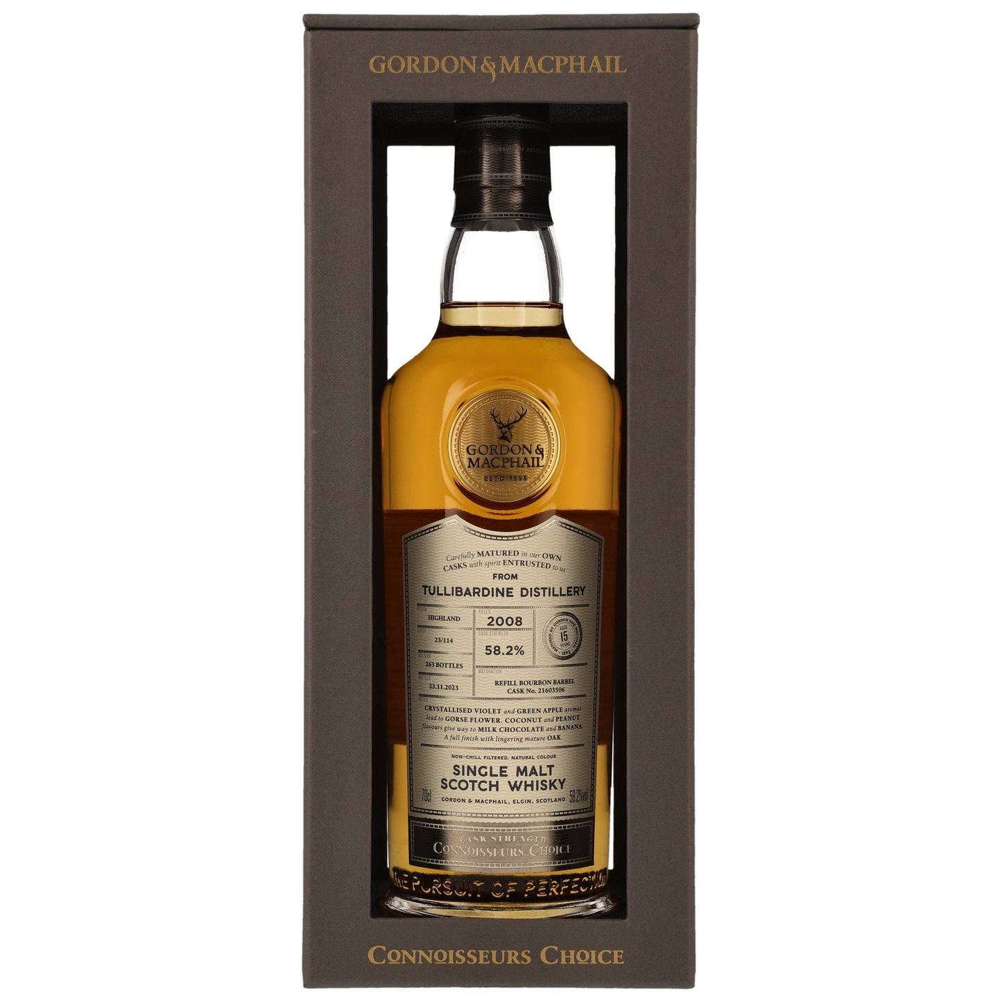 Tullibardine 15 2008/2023 - Gordon & MacPhail - Refill Bourbon Barrel 21603506