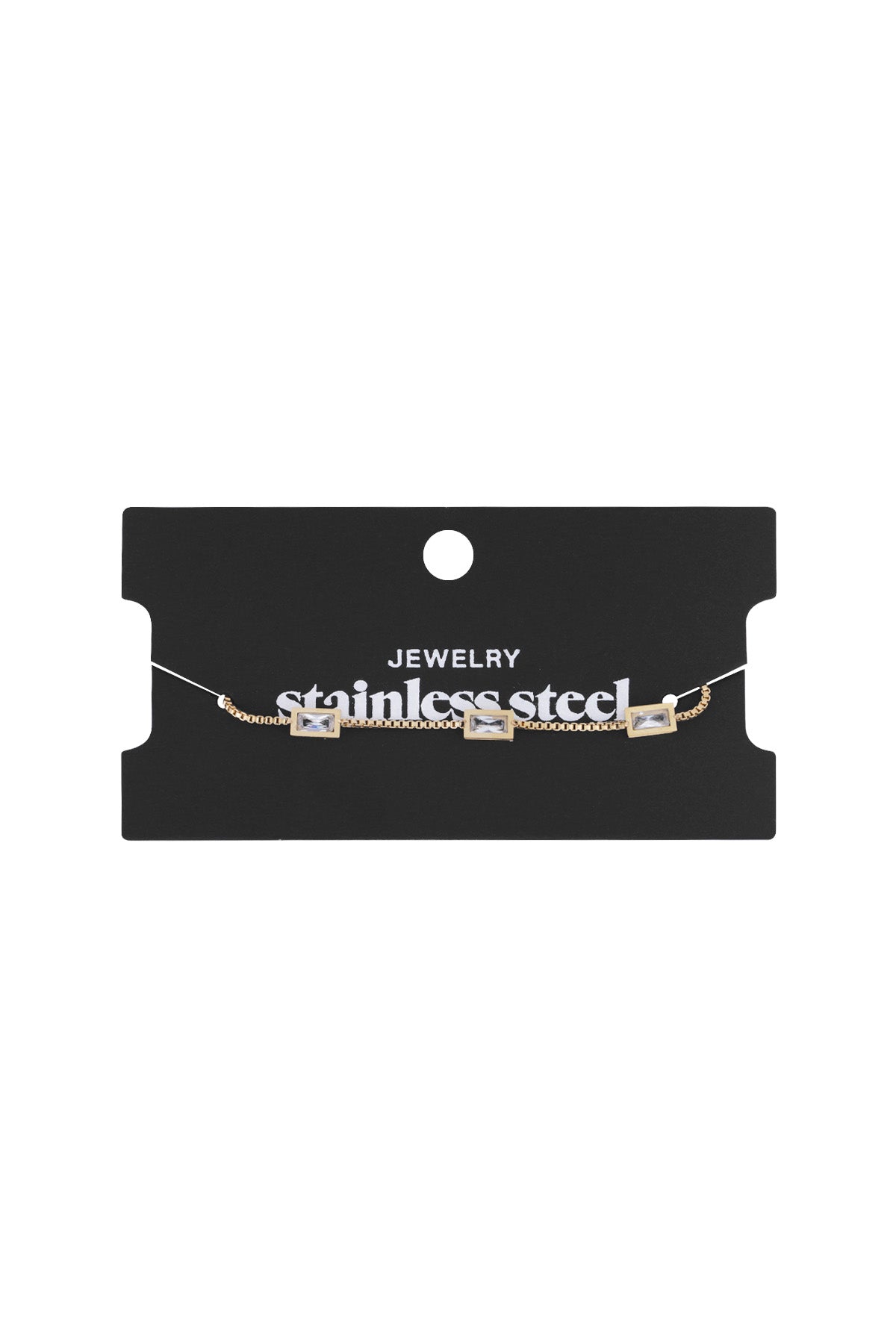 Diamant-Glow-Armband - Goldfarben