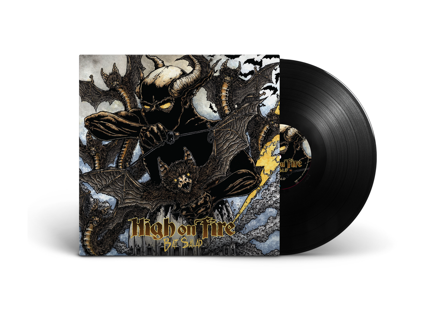 High On Fire - Bat Salad; VINYL; Single 140G black vinyl; DL Card