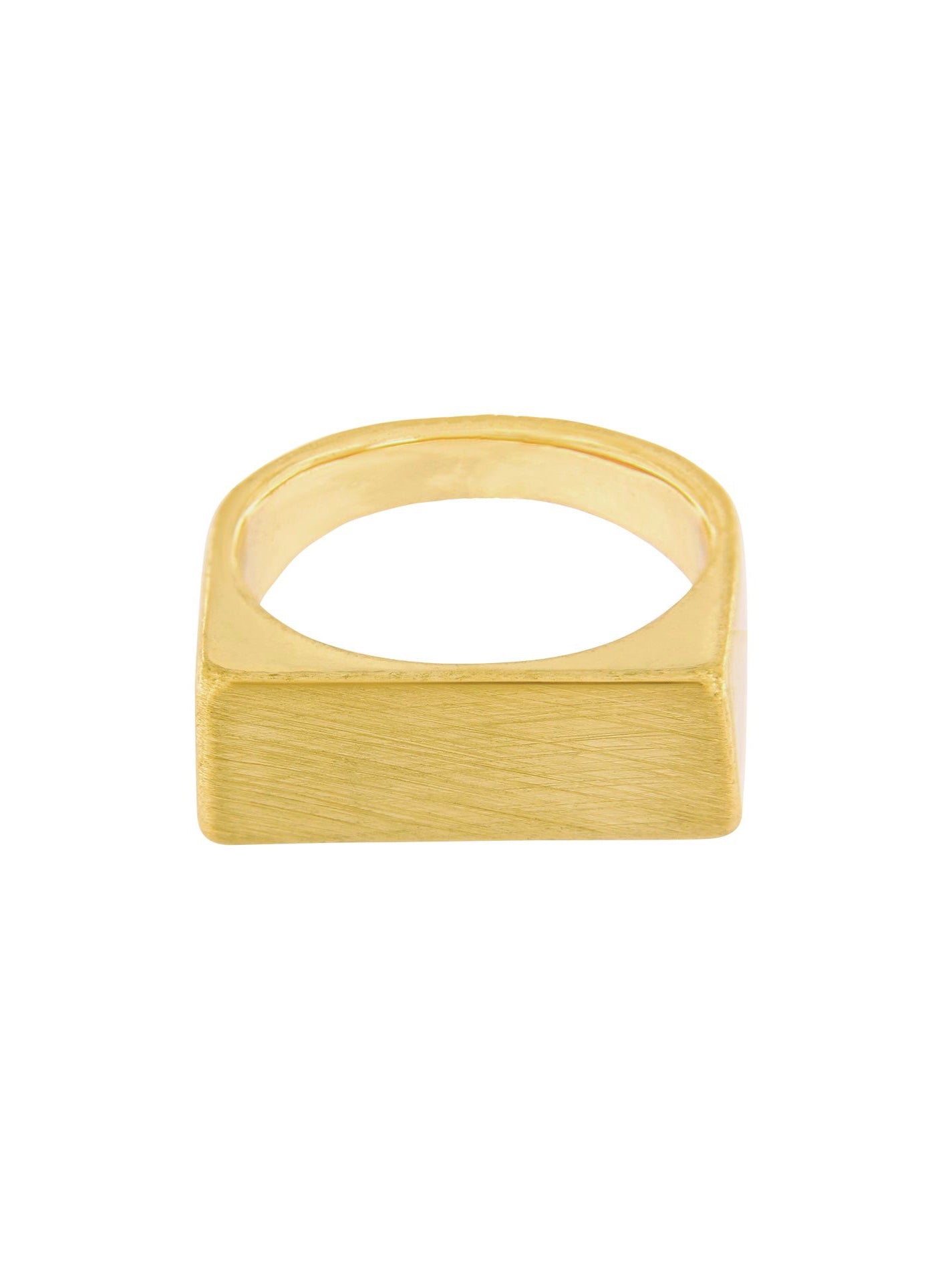 Ring Vanity Square Signet, in 2 Farben