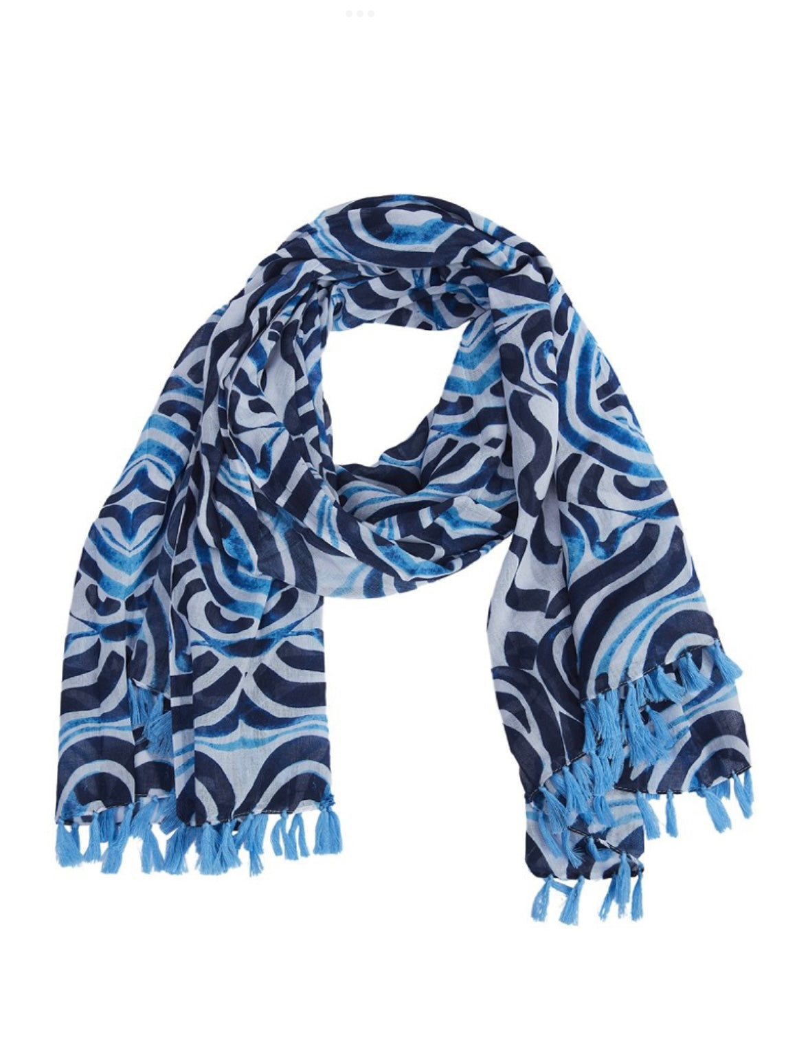 Modeschal Julia blau