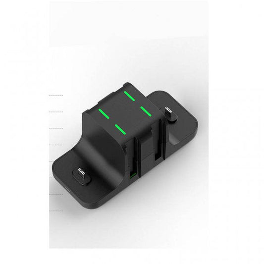 SYSTEM-S 6 í 1 USB 3.1 hleðslustöð fyrir Nintendo Switch Pro stýripinna Joy-Con snúru