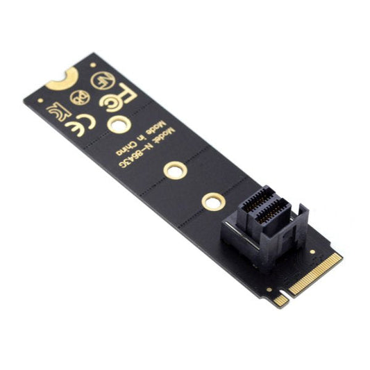 SYSTEM-S SFF-8639 millistykki NVME OCIe 4.0 fyrir M.2 NGFF M-lykla móðurborð SSD